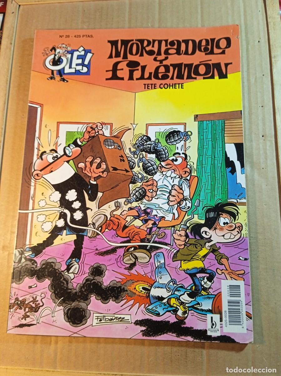 Tebeos: TEBEO DE OLE MORTADELO Y FILEMON EN TETE COHETE DEL A&Ntilde;O 2001 N&ordm; 28