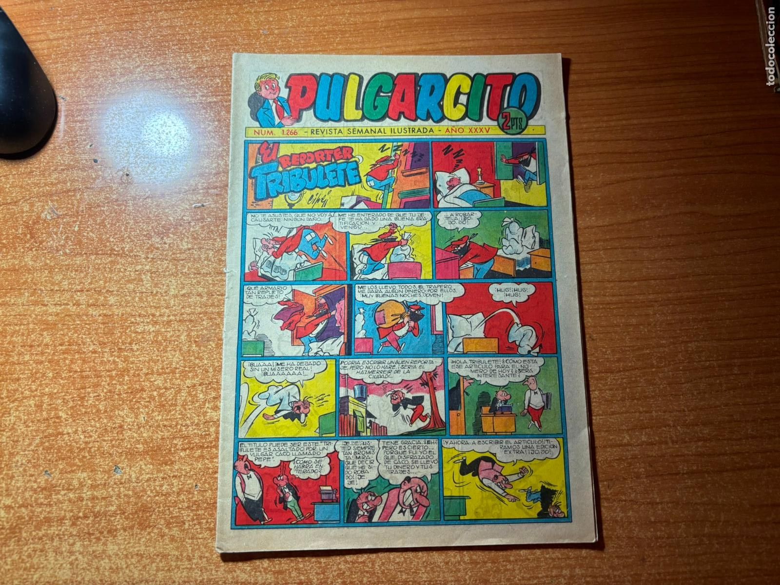 Tebeos: PULGARCITO N&ordm; 1266 EDITORIAL BRUGUERA