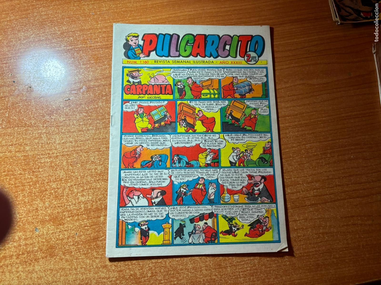 Tebeos: PULGARCITO N&ordm; 1160 EDITORIAL BRUGUERA