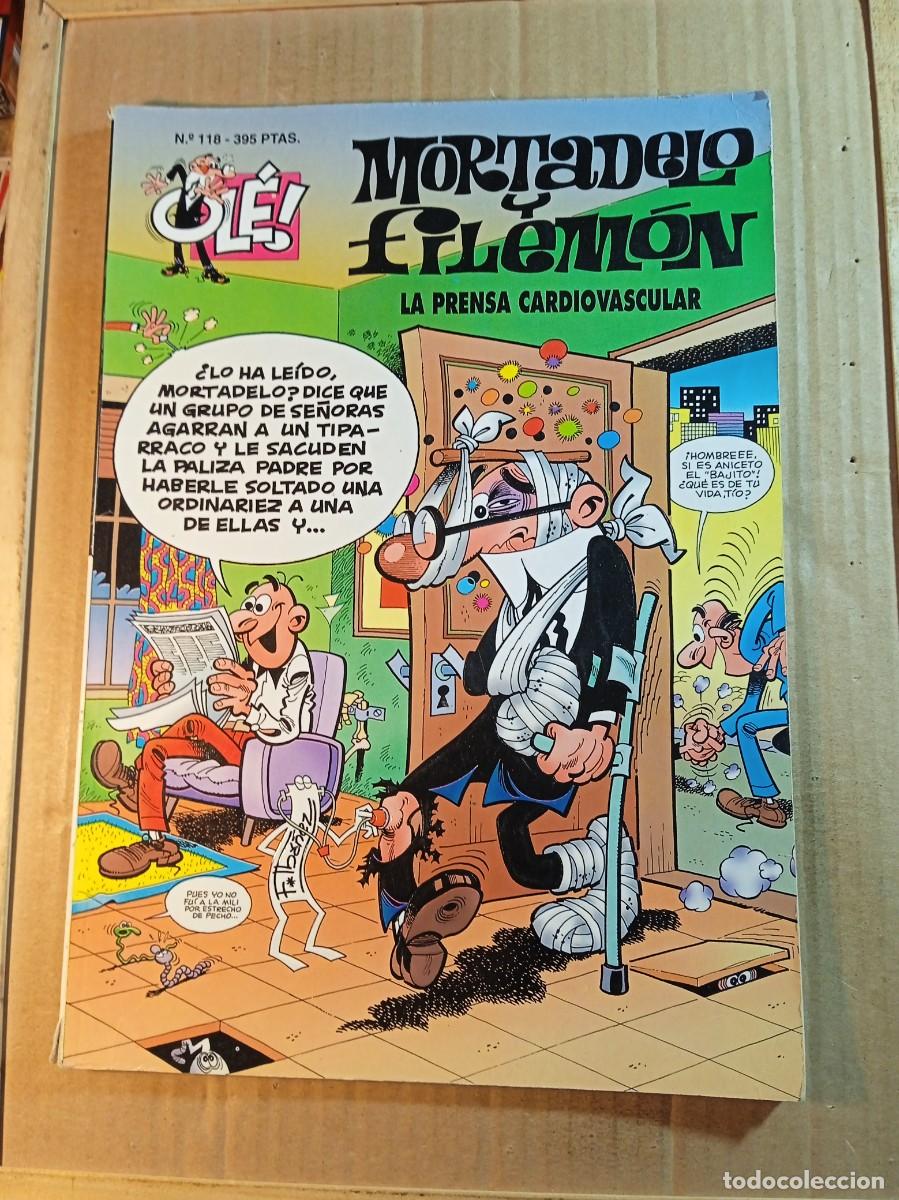Tebeos: TEBEO DE OLE MORTADELO Y FILEMON EN LA PRENSA CARDIOVASCULAR DEL A&Ntilde;O 1996 N&ordm; 118