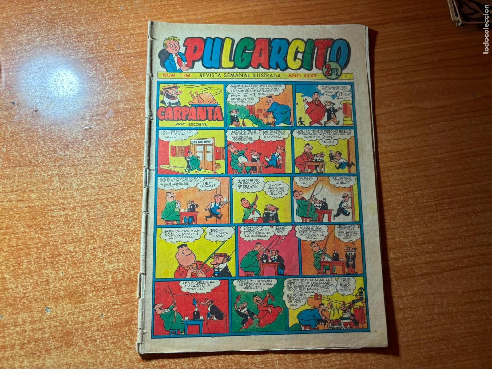 Tebeos: PULGARCITO N&ordm; 1254 EDITORIAL BRUGUERA