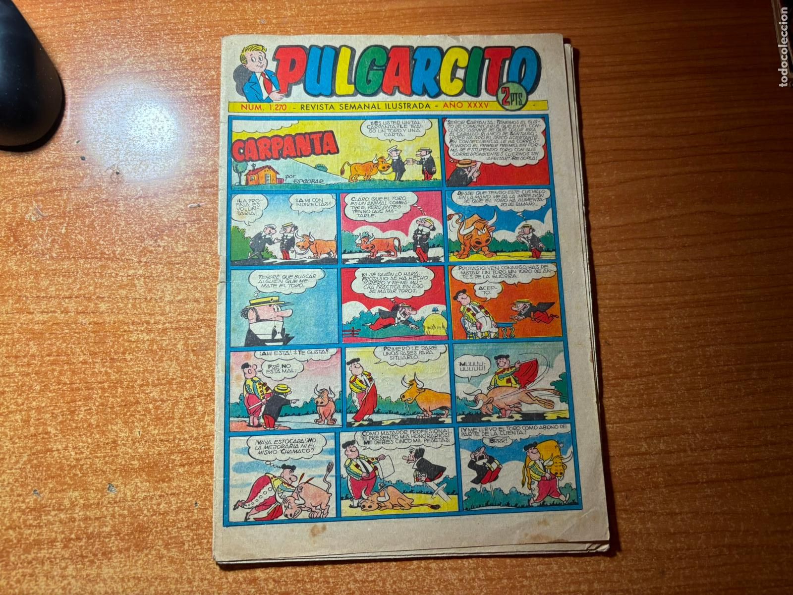 Tebeos: PULGARCITO N&ordm; 1270 EDITORIAL BRUGUERA