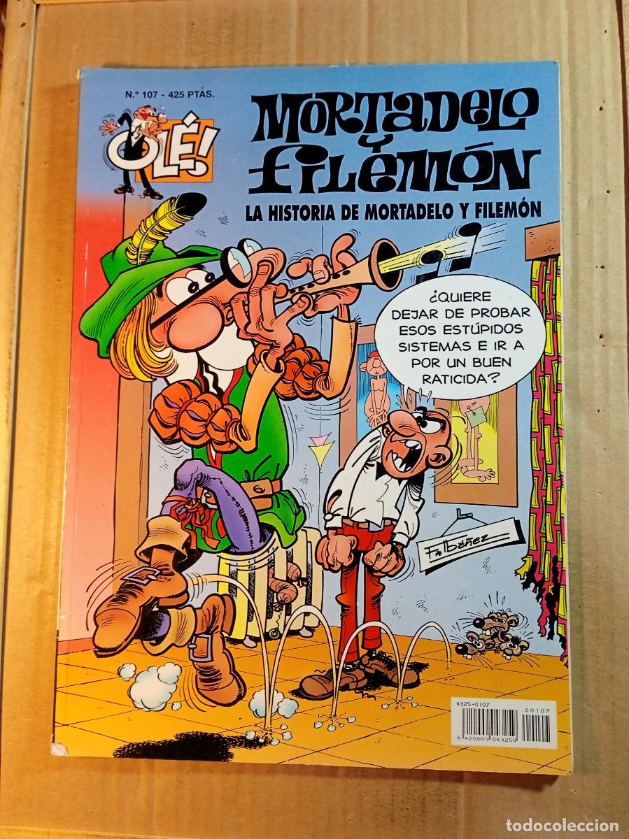 Tebeos: TEBEO DE OLE MORTADELO Y FILEMON EN LA HISTORIA DE MORTADELO Y FILEMON DEL A&Ntilde;O 1999 N&ordm; 107