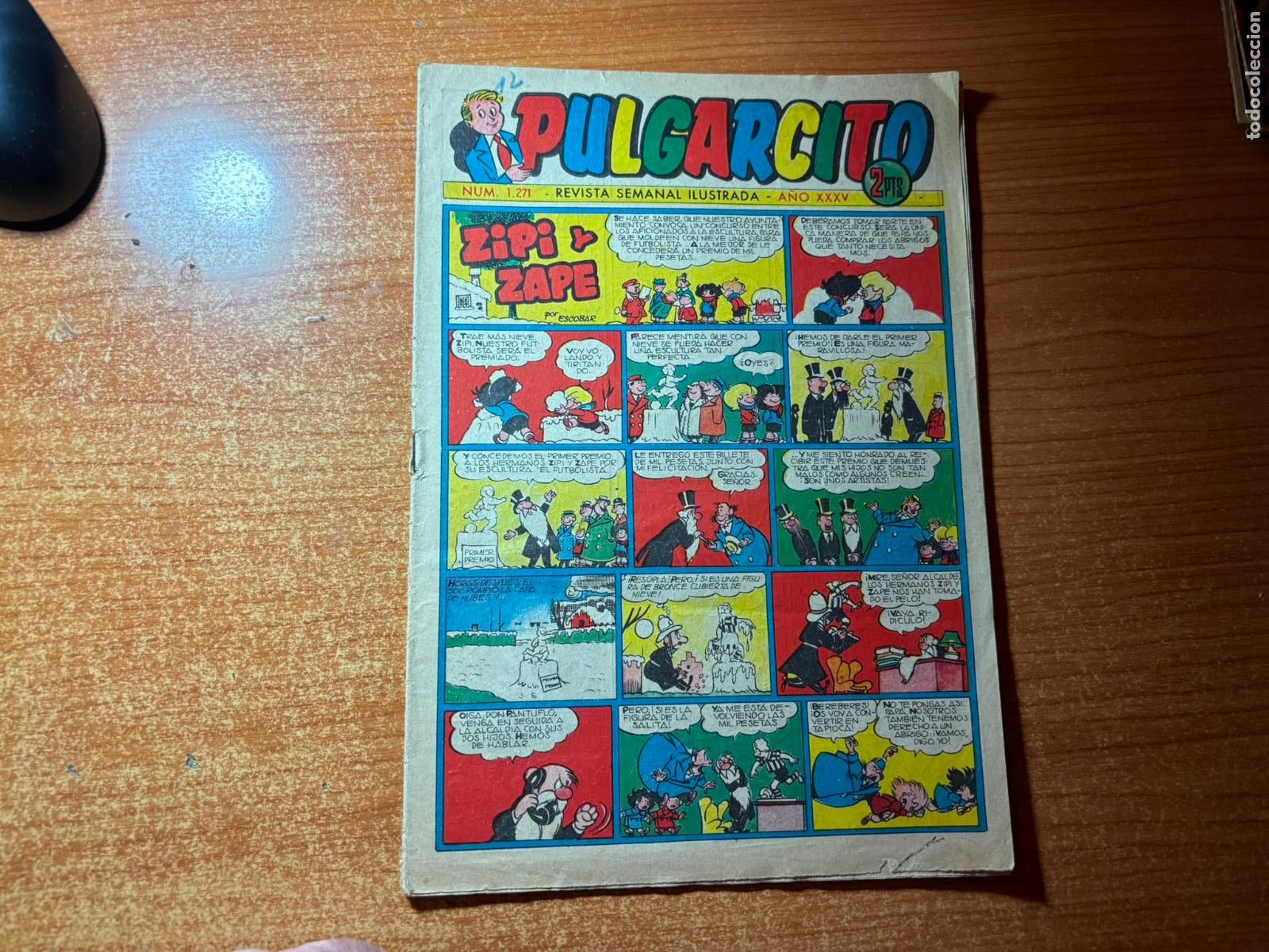 Tebeos: PULGARCITO N&ordm; 1271 EDITORIAL BRUGUERA