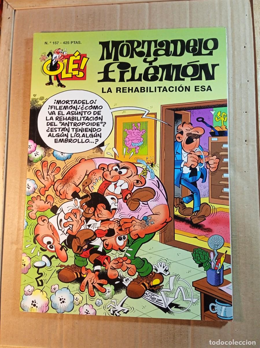 Tebeos: TEBEO DE OLE MORTADELO Y FILEMON EN LA REHABILITACION ESA DEL A&Ntilde;O 2001 N&ordm; 157