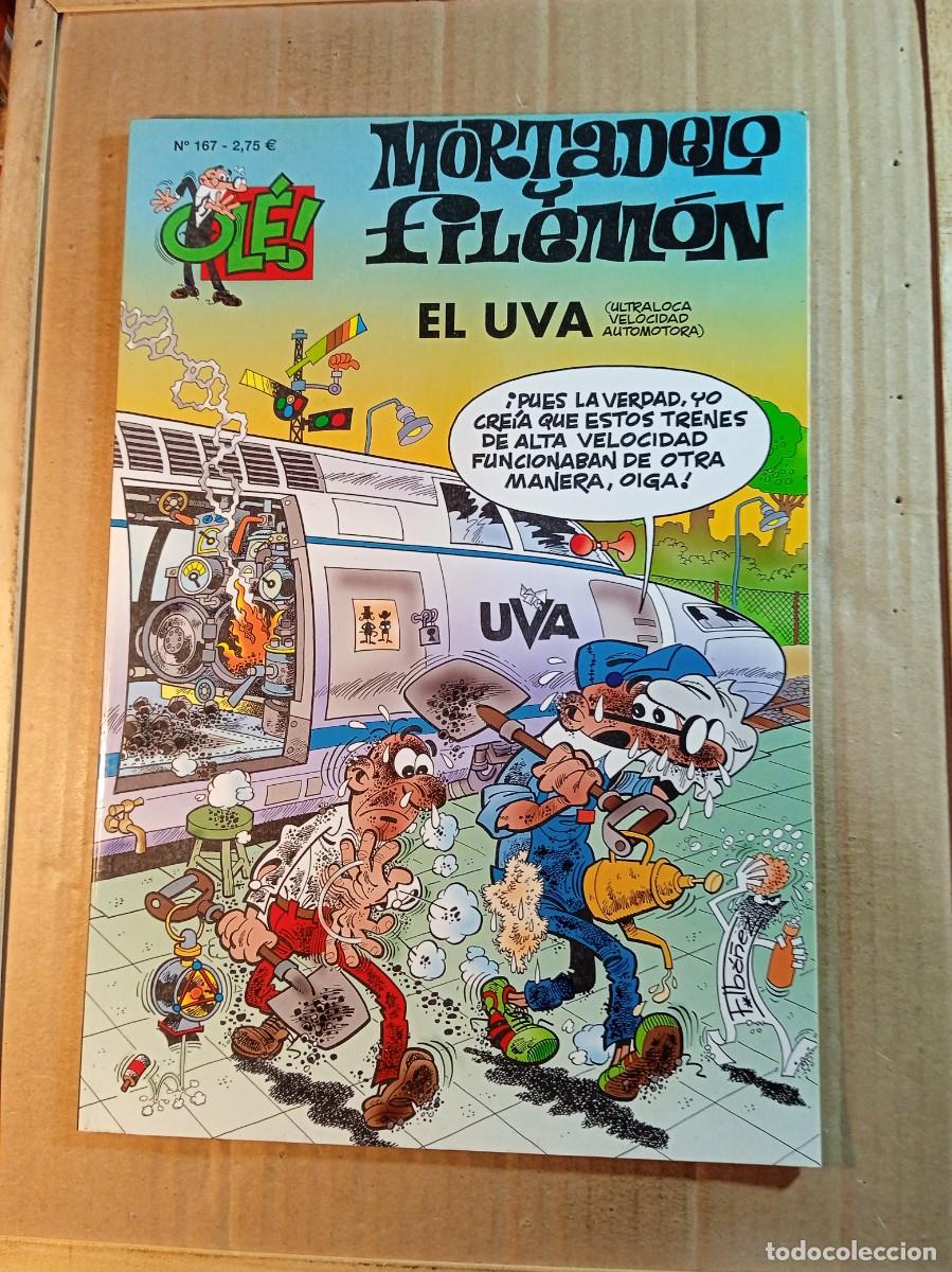 Tebeos: TEBEO DE OLE MORTADELO Y FILEMON EL UVA DEL A&Ntilde;O 2004 N&ordm; 167