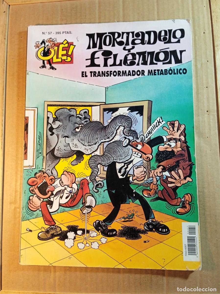 Tebeos: TEBEO DE OLE MORTADELO Y FILEMON EN EL TRANSFORMADOR METABOLICO DEL A&Ntilde;O 1997 N&ordm; 57