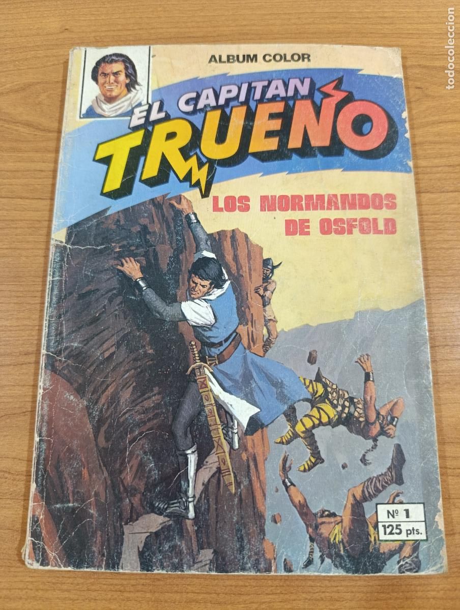Tebeos: ALBUM COLOR EL CAPITAN TRUENO LOS NORMANDOS DE OSFOLD. N&ordm; 1 BRUGUERA 1980