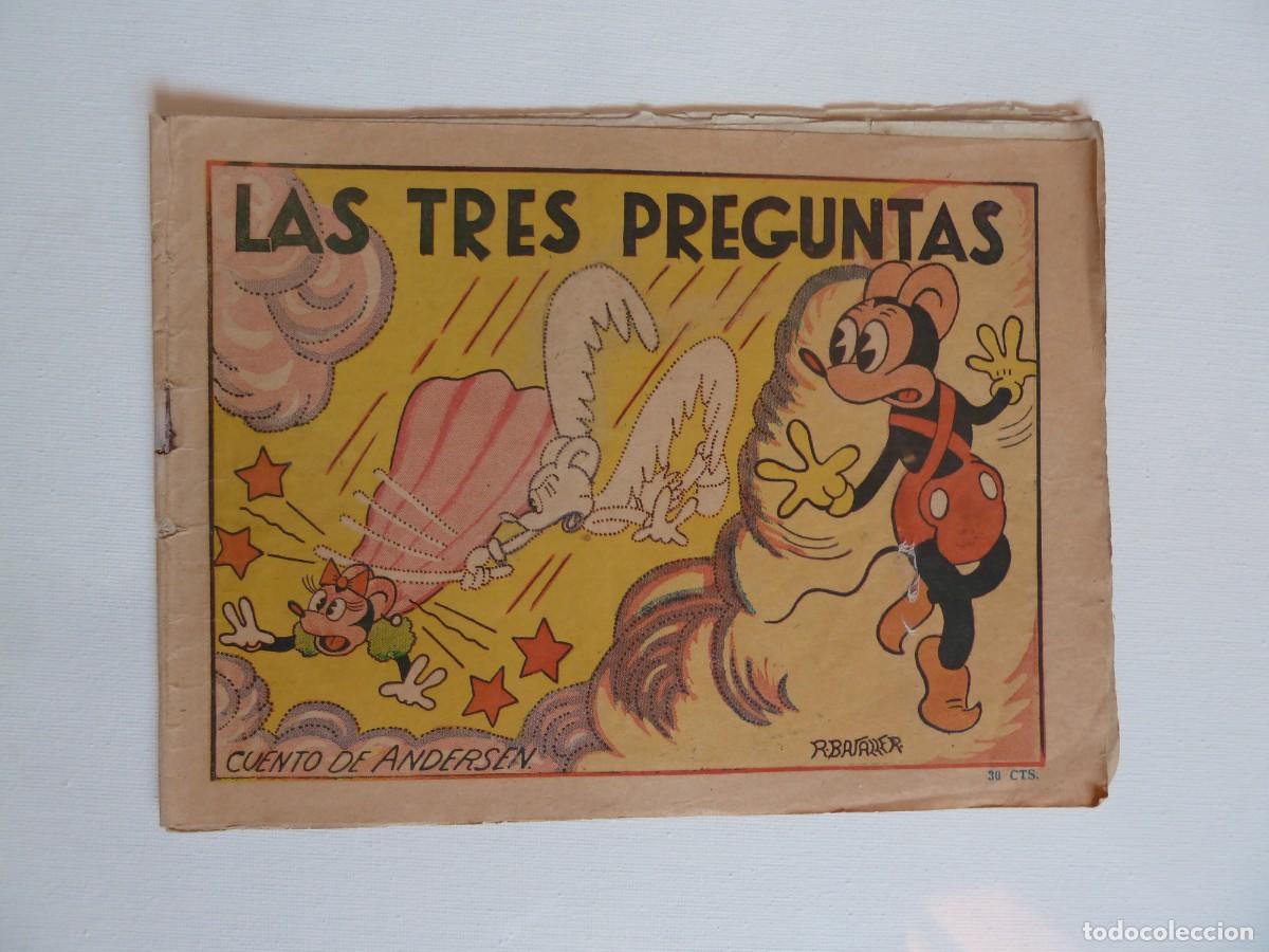 Tebeos: LAS TRES PREGUNTAS, CUENTOS POPUARES, CUENTO DE ANDERSEN, BRUGUERA