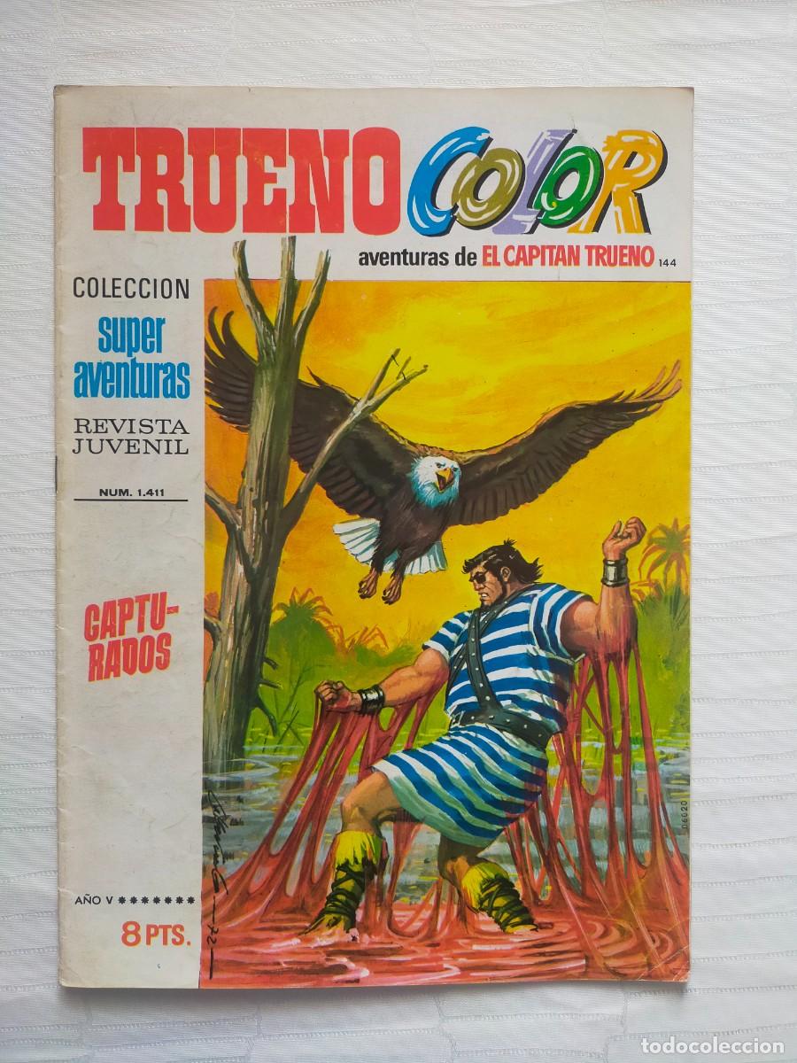 Tebeos: TRUENO Color N&ordm; 144: CAPTURADOS (Primera, 1&ordf; &Eacute;poca). Ed Bruguera 1972 - El Capit&aacute;n Trueno.