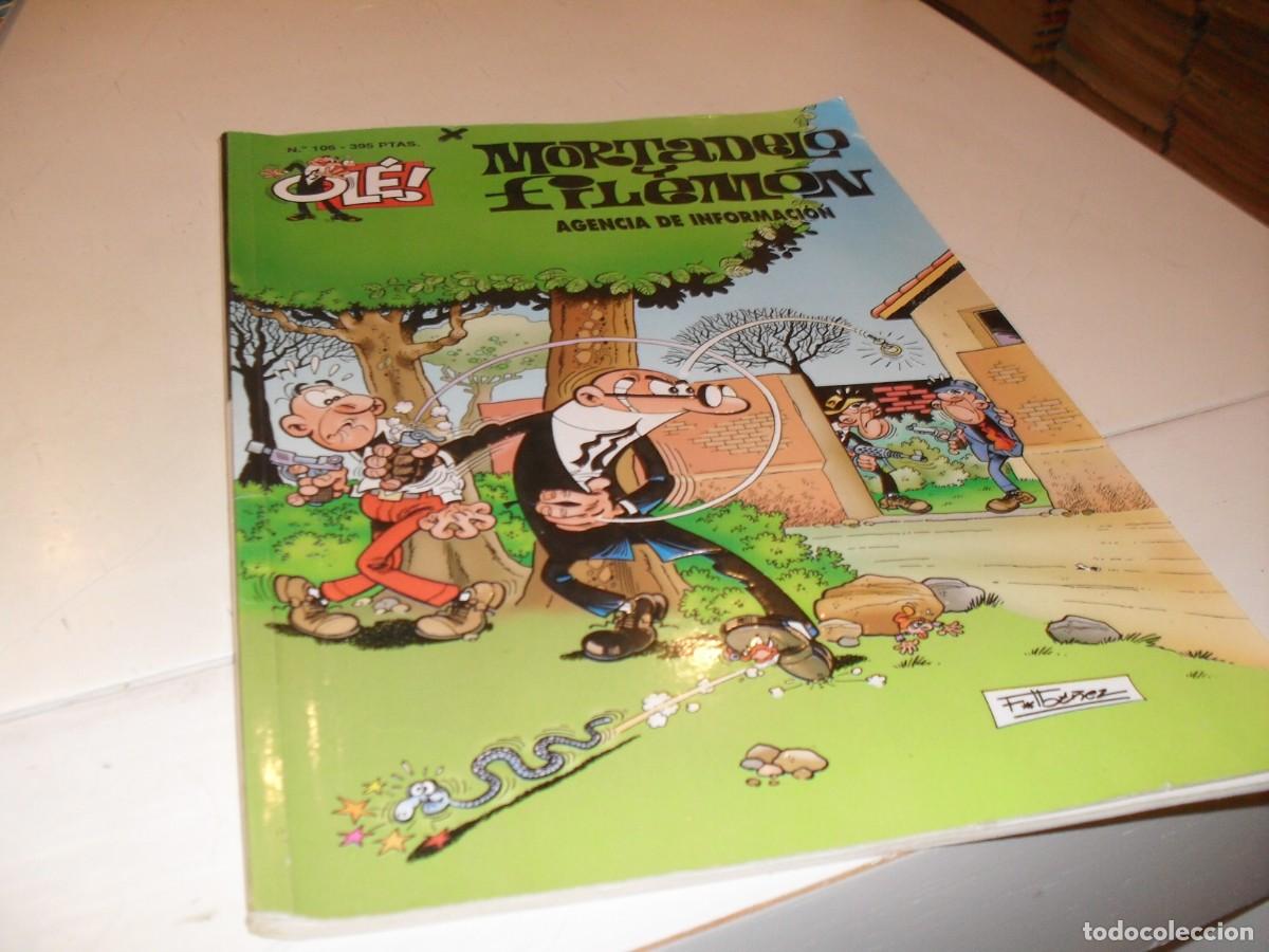 Tebeos: OLE N&ordm; 106,DE 219.MORTADELO:AGENCIA DE INFORMACION,CON CUBIERTAS GOFRADAS.2&ordf; EDICION.B,1993