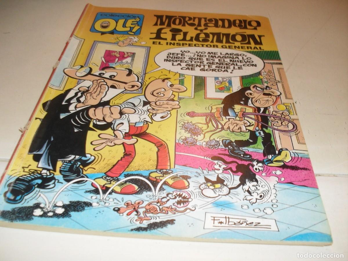Tebeos: OLE N&ordm; 387 MORTADELO:EL INSPECTOR GENERAL.1&ordf; EDICION.EDICIONES B,1987