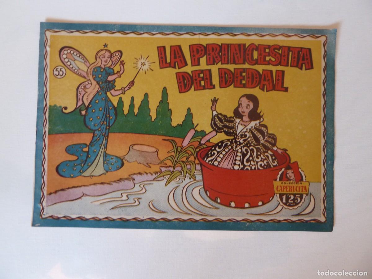 Tebeos: COLECCION CAPERUCITA N&ordm; 55 LA PRINCESITA DEL DEDAL, BRUGUERA, ORIGINAL