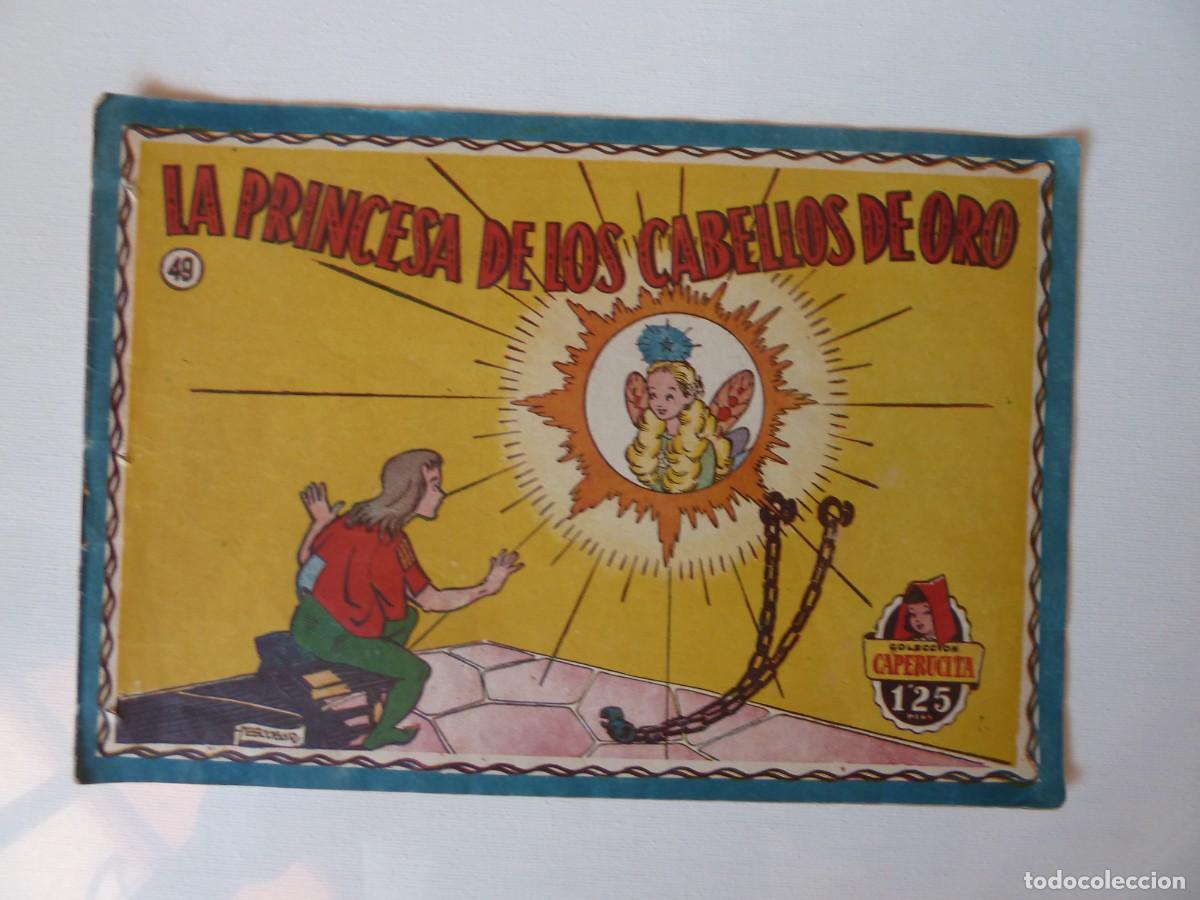 Tebeos: COLECCION CAPERUCITA N&ordm; 49 LA PRINCESA DE LOS CABELLOS DE ORO, BRUGUERA, ORIGINAL