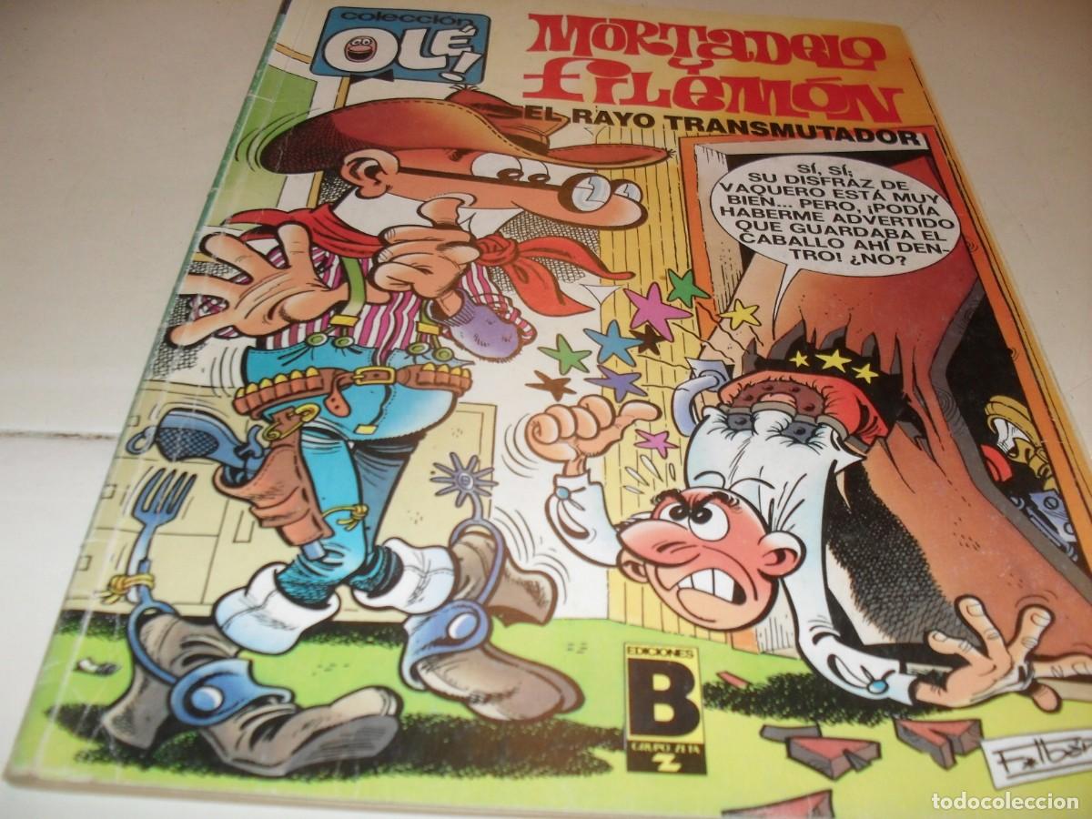 Tebeos: OLE N&ordm; 335,CON AVENTURA EL RAYO TRANSMUTADOR,APOCRIFA.1&ordf; EDICION.EDICIONES B,1987