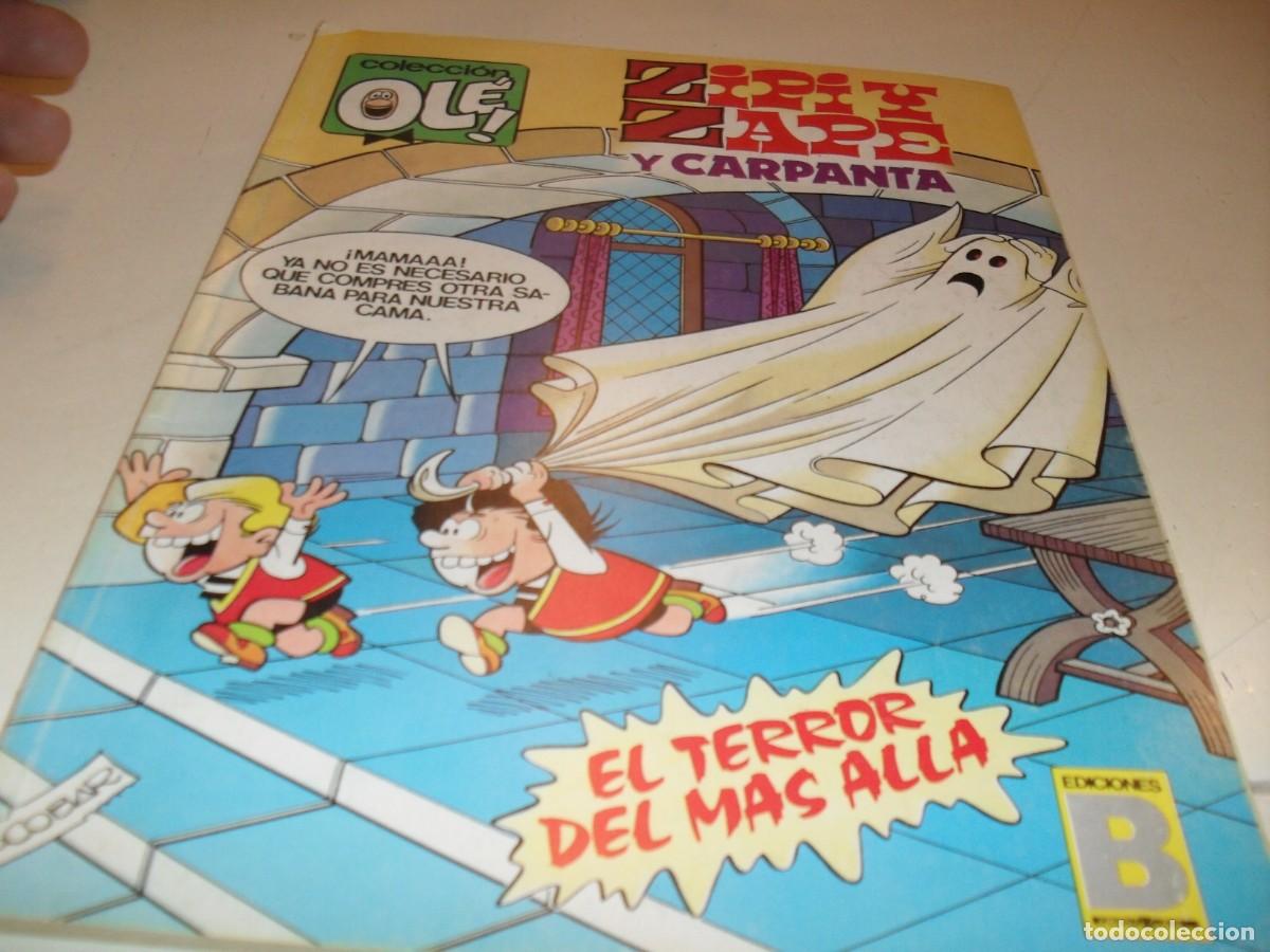 Tebeos: OLE N&ordm; 292 ZIPI Y ZAPE,Y CARPANTA:EL TERROR DEL MAS ALLA,2&ordf; EDICION.EDICIONES B,1987