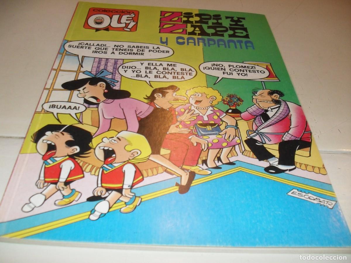 Tebeos: OLE N&ordm; 201,DE 417,ZIPI Y ZAPE,Y CARPANTA,2&ordf; EDICION.EDICIONES B,1987