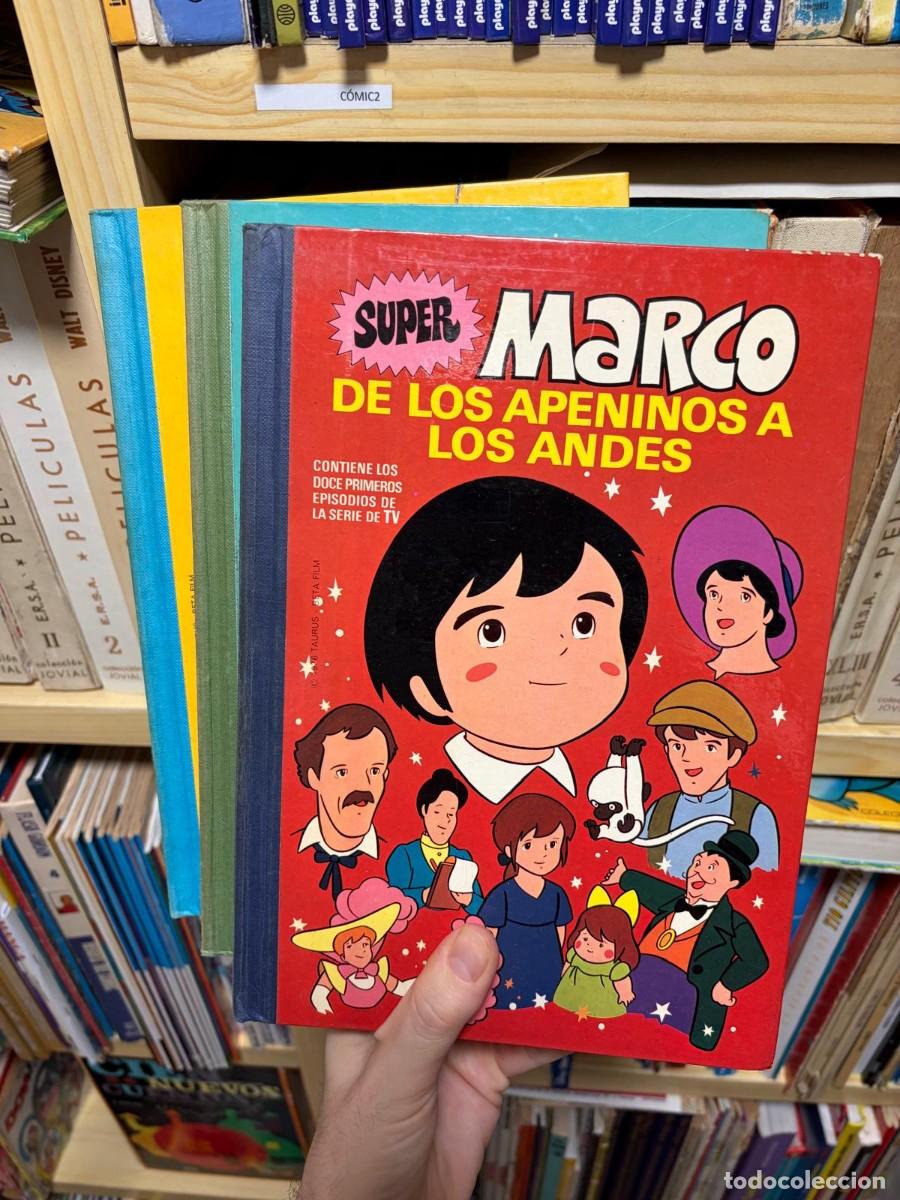 Tebeos: COMIC2 SUPER MARCO DE LOS APENINOS A LOS ANDES - Ed. BRUGUERA 1976 - 3 TOMOS COMPLETA