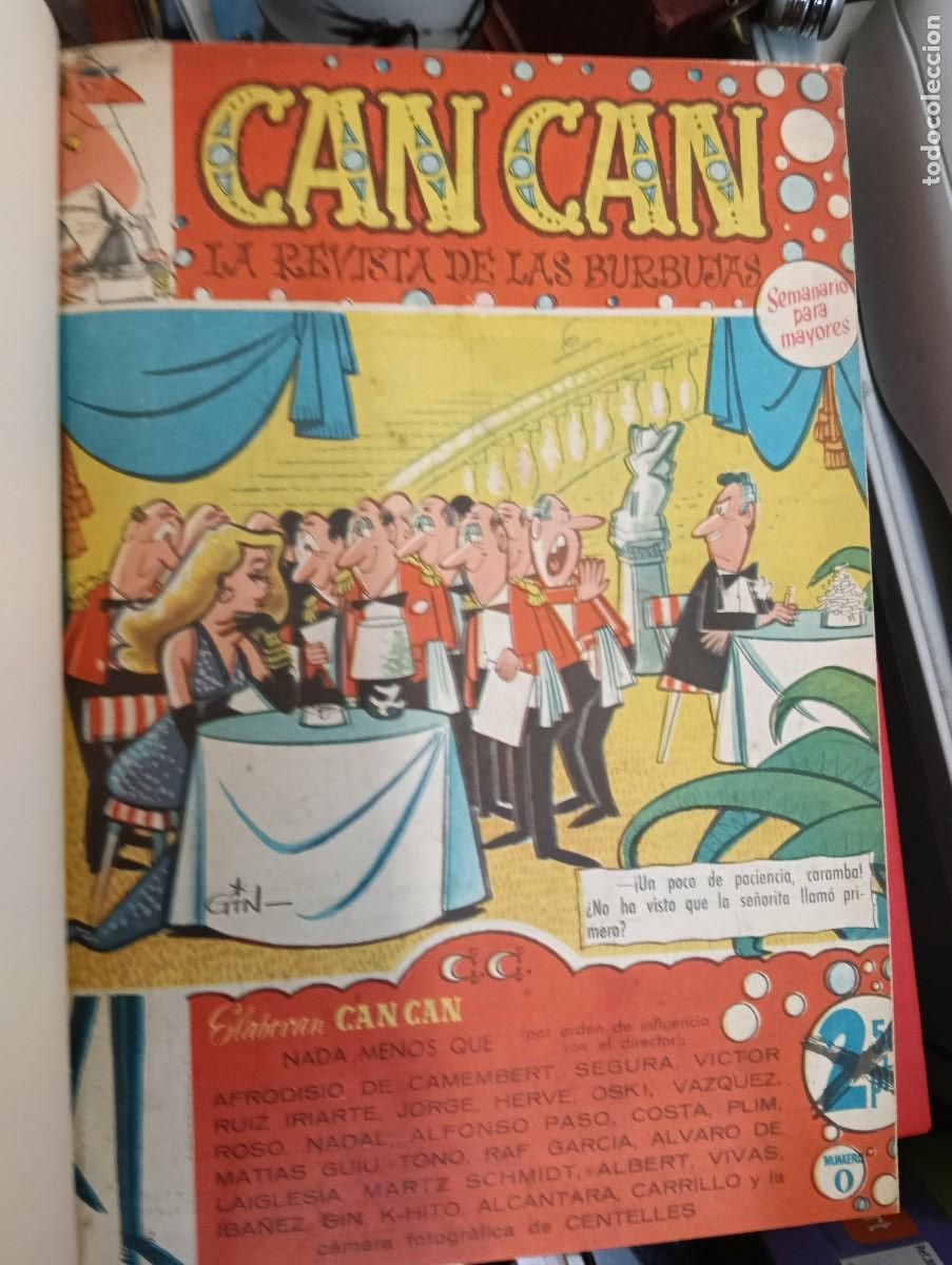 Tebeos: REVISTA CAN CAN DEL 0 AL 124 ENCUADERNADOS