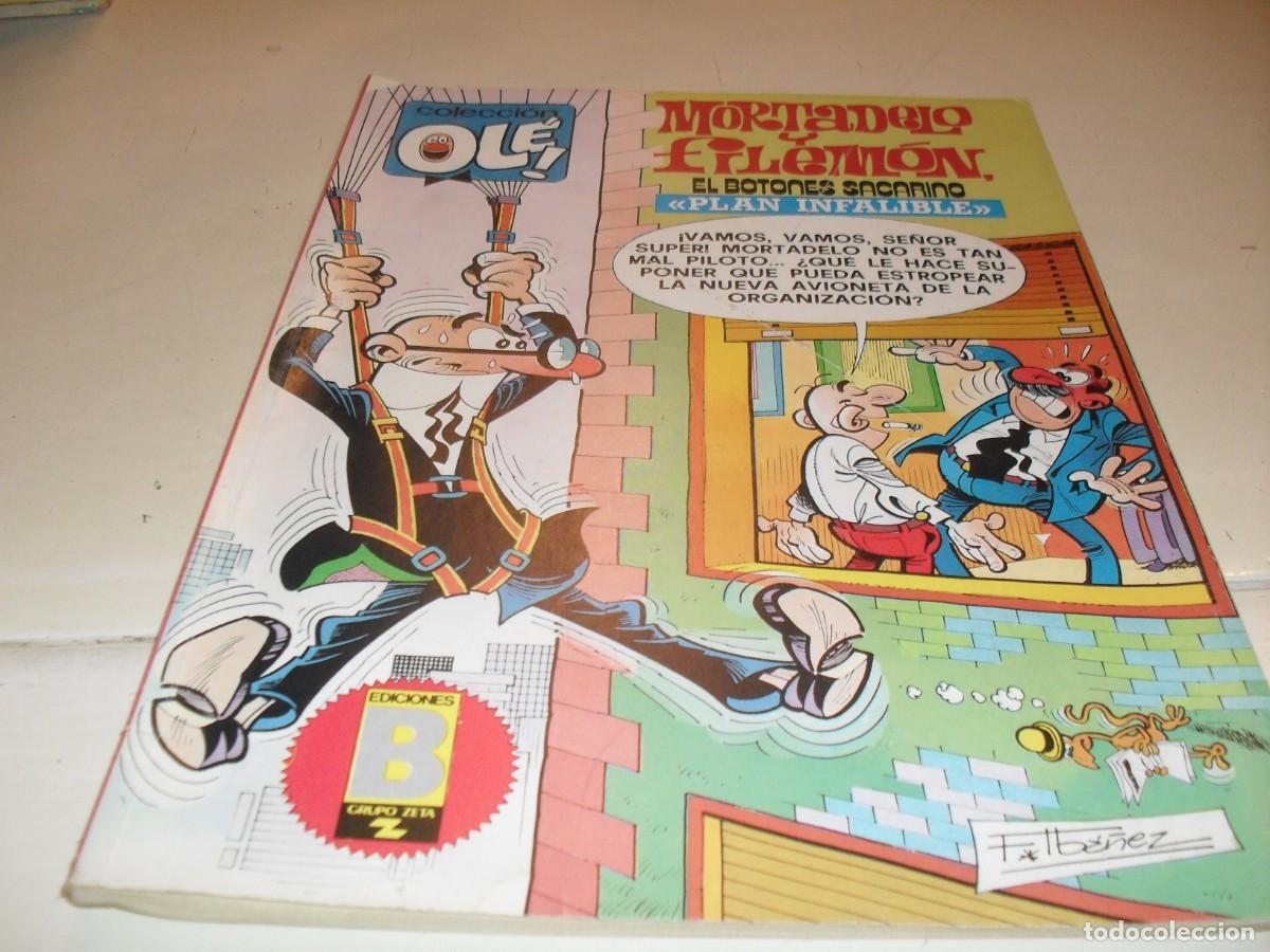 Tebeos: OLE N&ordm; 183,MORTADELO,Y EL BOTONES SACARINO,CON MUCHAS AVENTURAS APOCRIFA,2&ordf; EDICION.EDICIONES B,1987