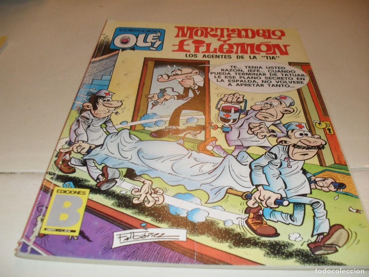 Tebeos: OLE N&ordm; 124,MORTADELO:LOS AGENTES DE LA TIA,1&ordm;EDICION.EDICIONES B,1987