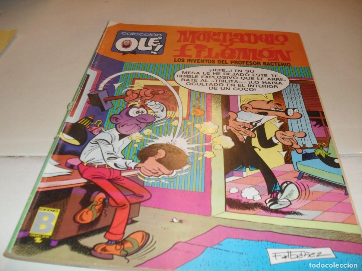 Tebeos: OLE N&ordm; 98,MORTADELO:LOS INVENTOS DEL PROFESOR BACTERIO,2&ordm;EDICION.EDICIONES B,1987