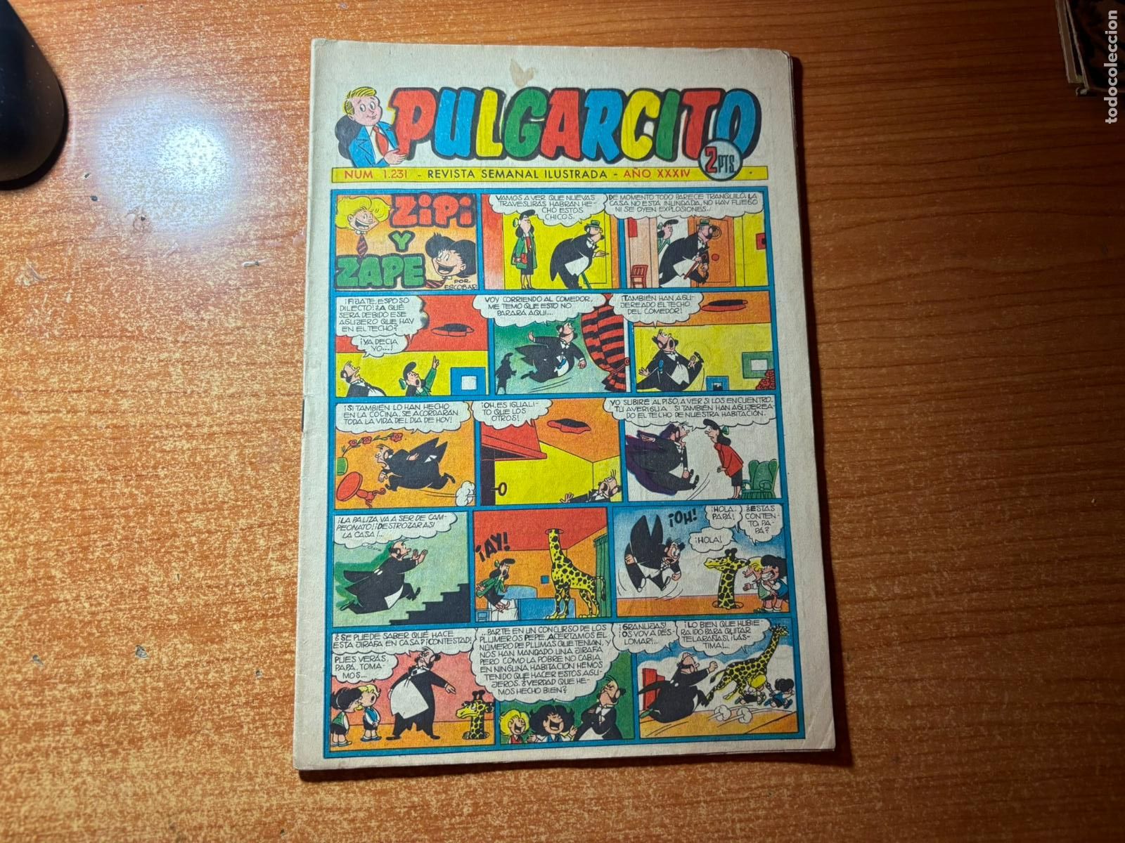 Tebeos: PULGARCITO N&ordm; 1231 EDITORIAL BRUGUERA