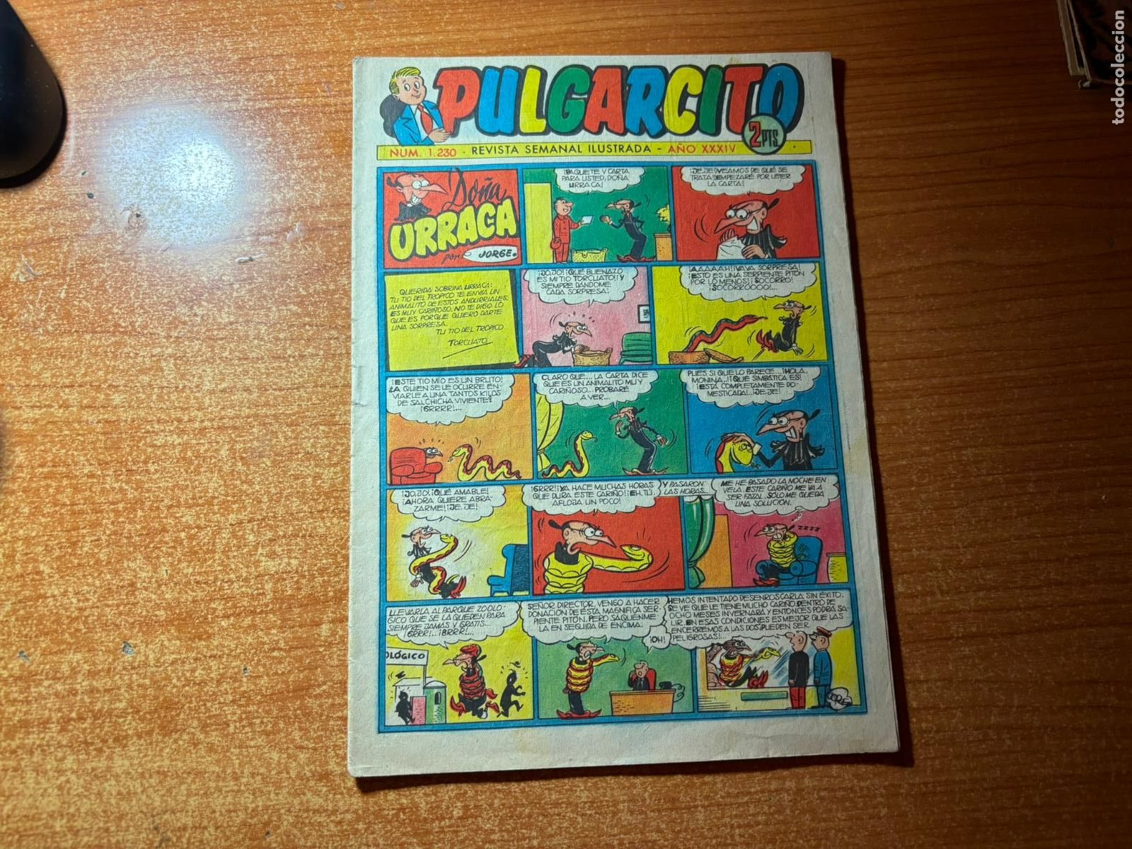 Tebeos: PULGARCITO N&ordm; 1230 EDITORIAL BRUGUERA