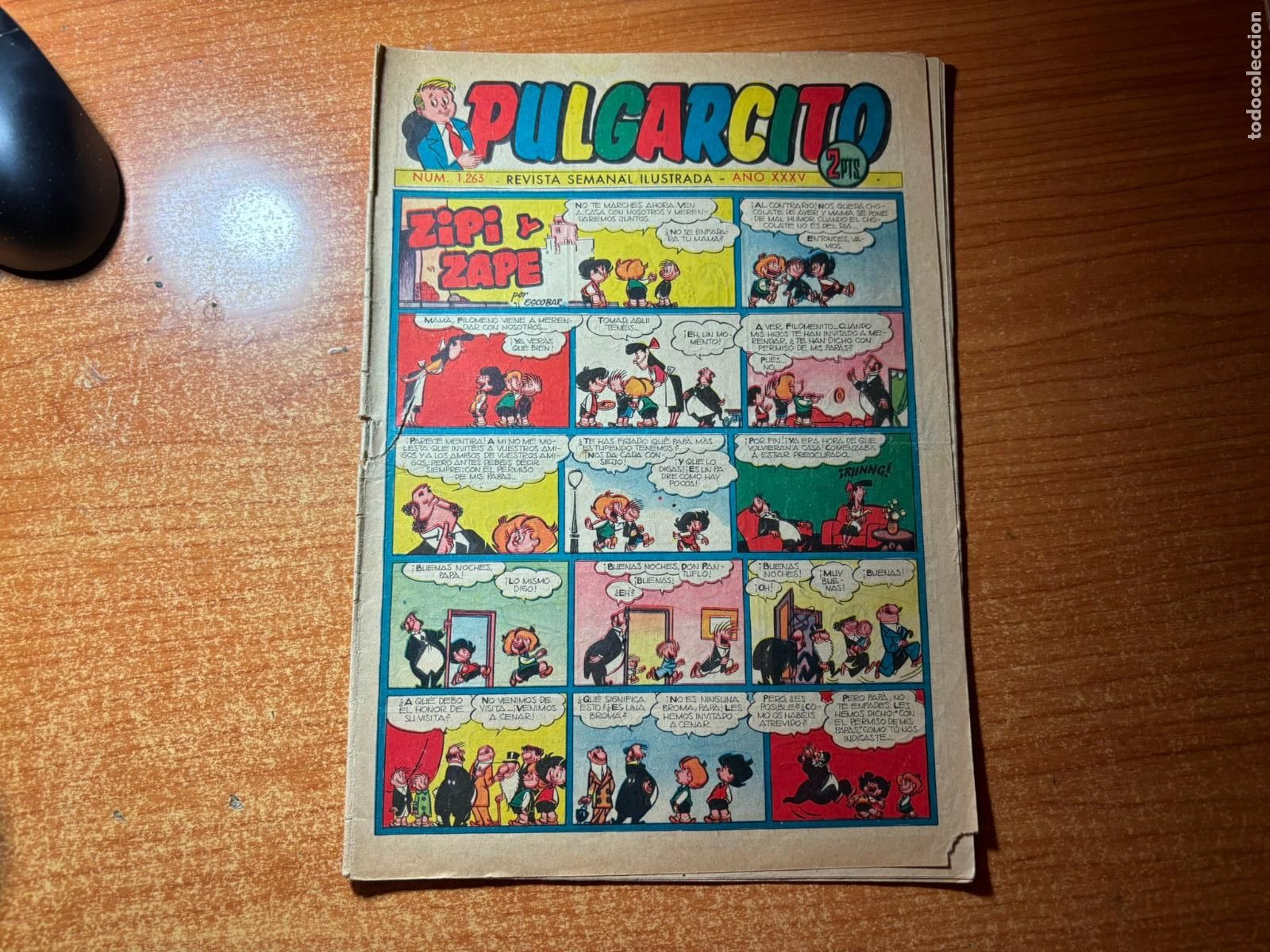 Tebeos: PULGARCITO N&ordm; 1263 EDITORIAL BRUGUERA