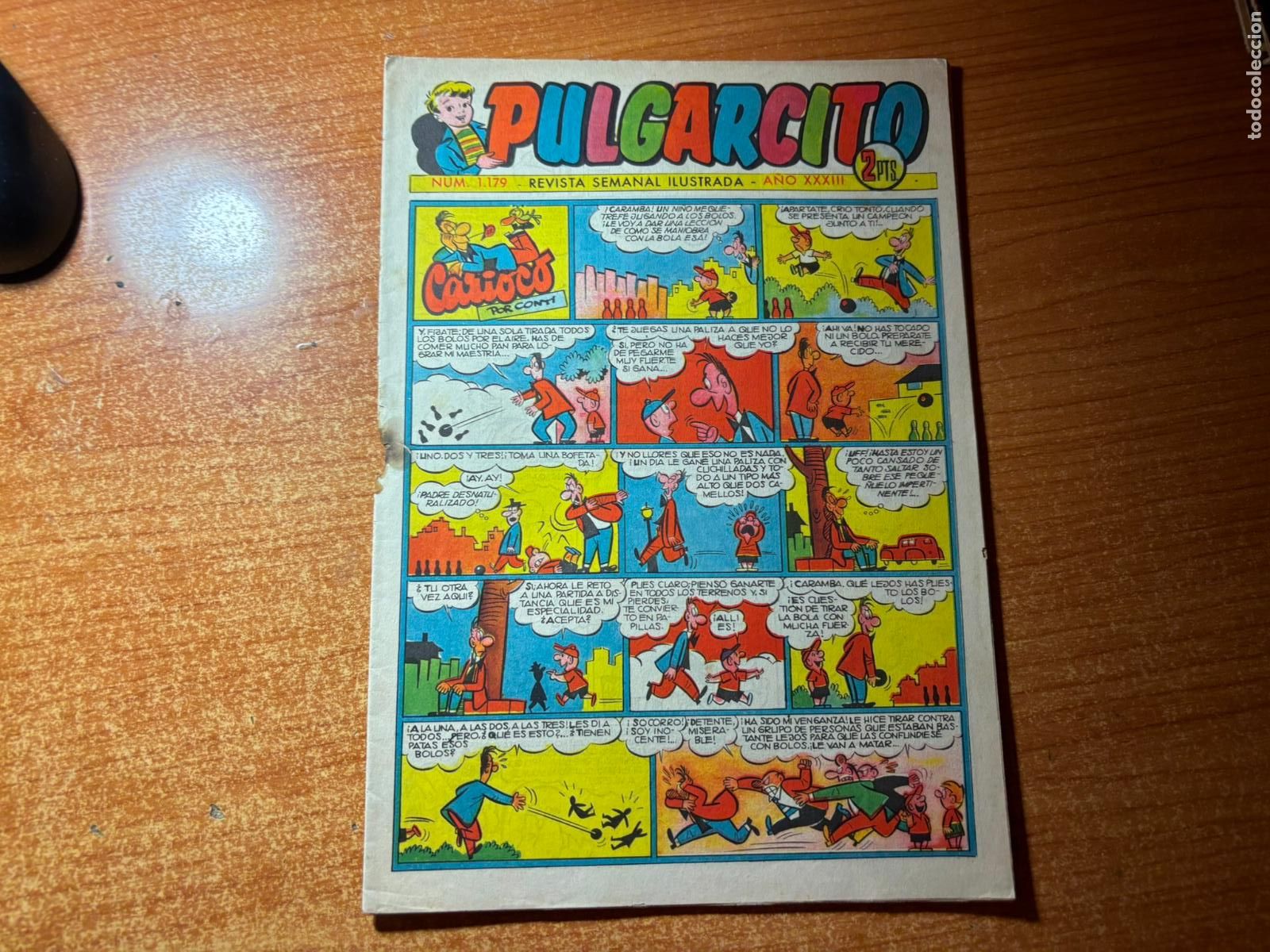 Tebeos: PULGARCITO N&ordm; 1179 EDITORIAL BRUGUERA