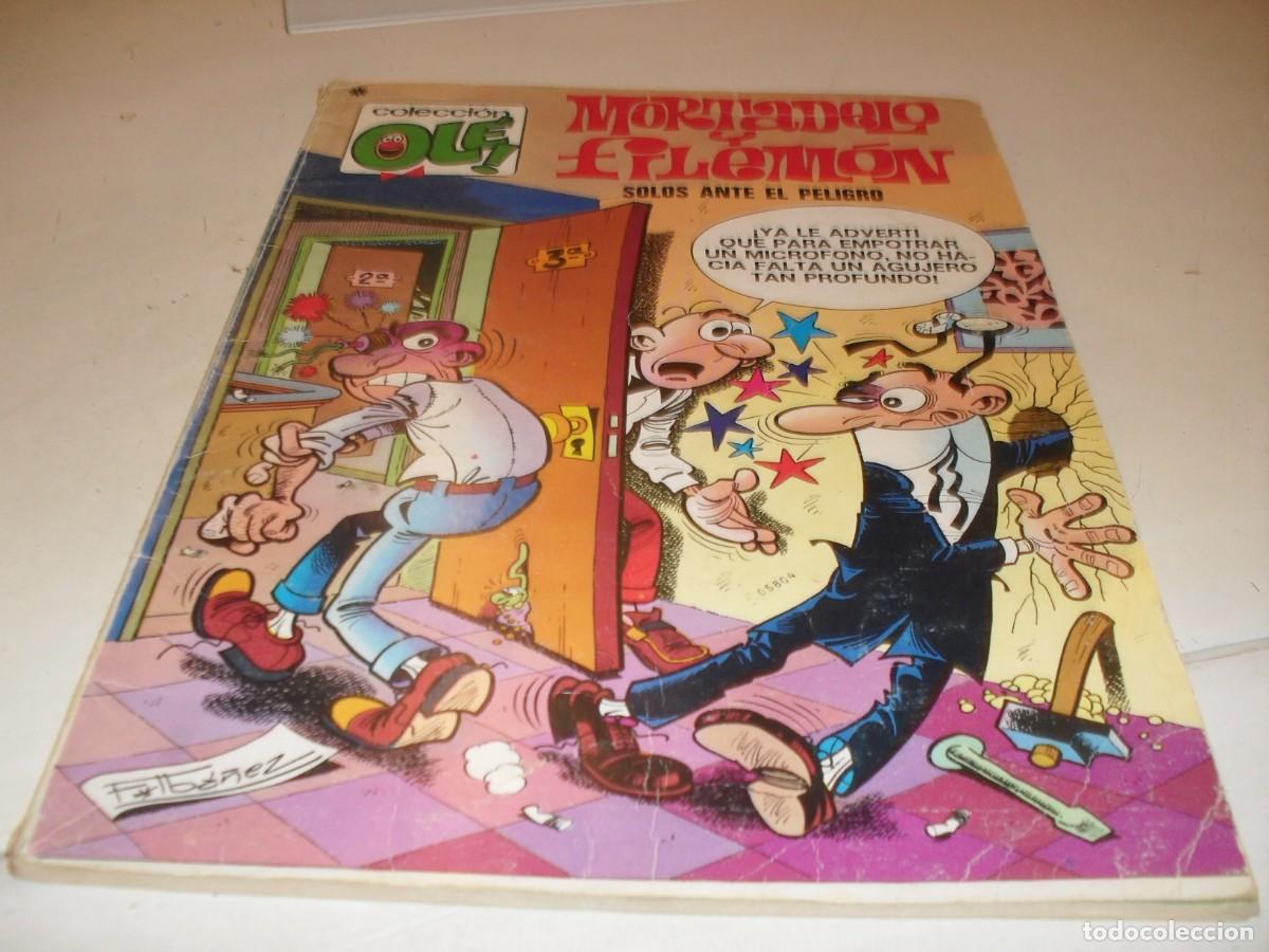 Tebeos: OLE N&ordm; 121,MORTADELO:SOLOS ANTE EL PELIGRO,2&ordf; EDICION,DE 316.BRUGUERA,1971