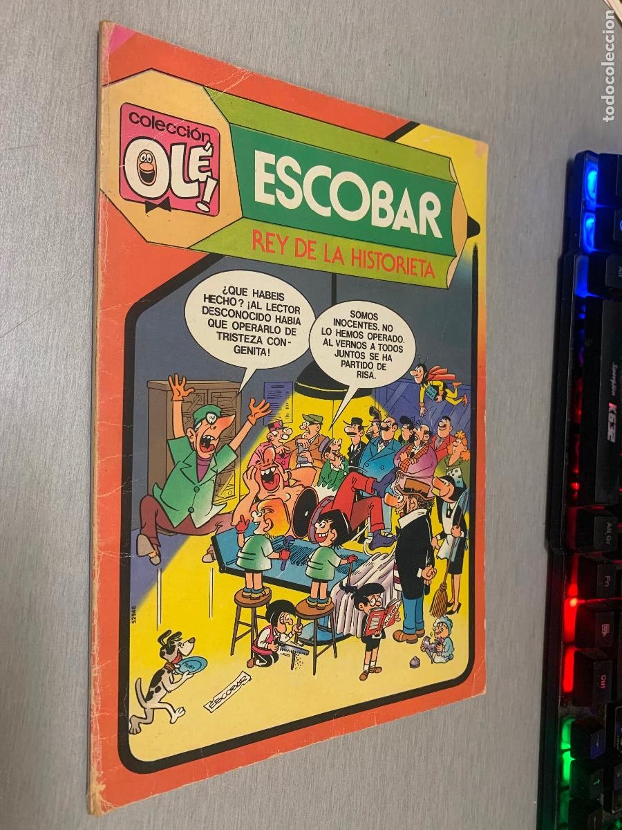Tebeos: COLECCI&Oacute;N OL&Eacute; N&ordm; 299: ESCOBAR, REY DE LA HISTORIETA / BRUGUERA 1&ordf; EDICI&Oacute;N 1985