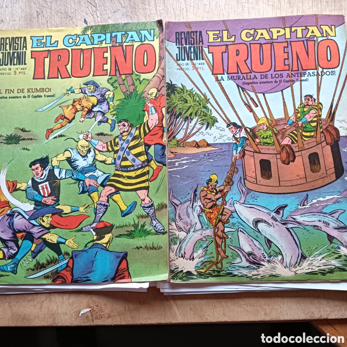 Tebeos: CAPITAN TRUENO EXTRA NUM 427-426 EDI BRUGERA