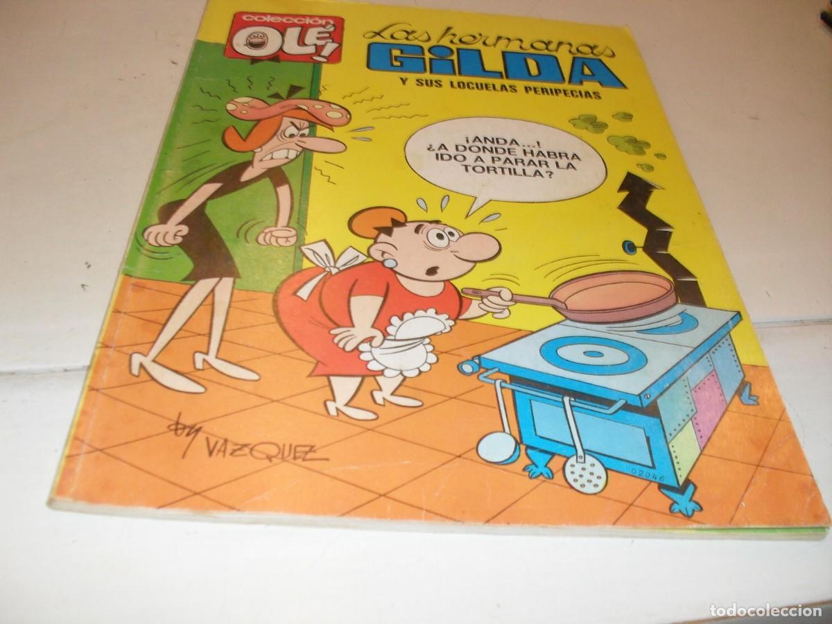 Tebeos: OLE N&ordm; 9,LAS HERMANAS GILDA,Y SUS LOCUELAS PERIPECIAS,DE VAZQUEZ,4&ordf; EDICION,DE 316.BRUGUERA,1971