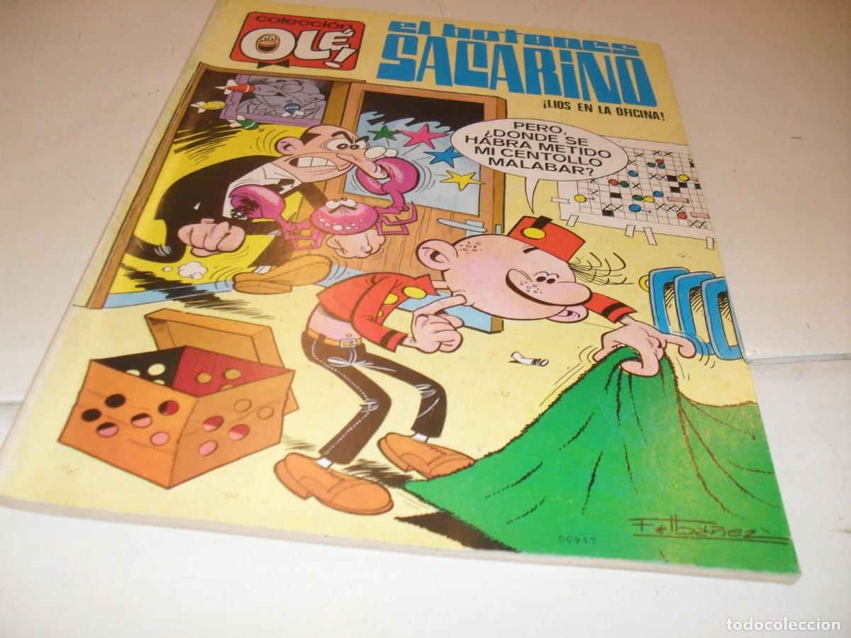Tebeos: OLE N&ordm; 3,EL BOTONES SACARINO:LIOS EN LA OFICINA&iexcl;&iexcl;,DE IBA&Ntilde;EZ,5&ordf; EDICION,DE 316.BRUGUERA,1971
