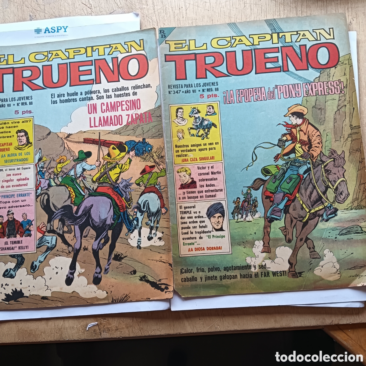 Tebeos: CAPIT&Aacute;N TRUENO EXTRA NUM 347-348 EDI.BRUGUERA