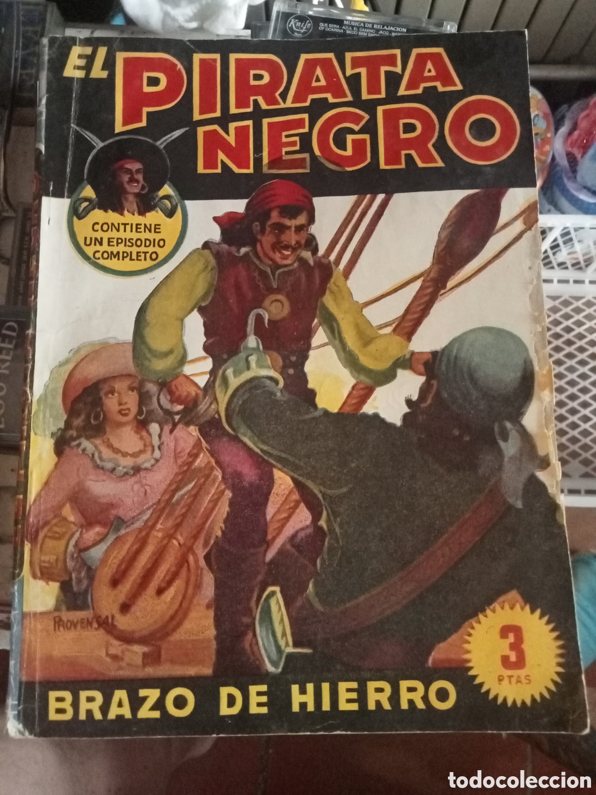 Tebeos: EL PIRATA NEGRO 4. Brazo de Hierro Bruguera