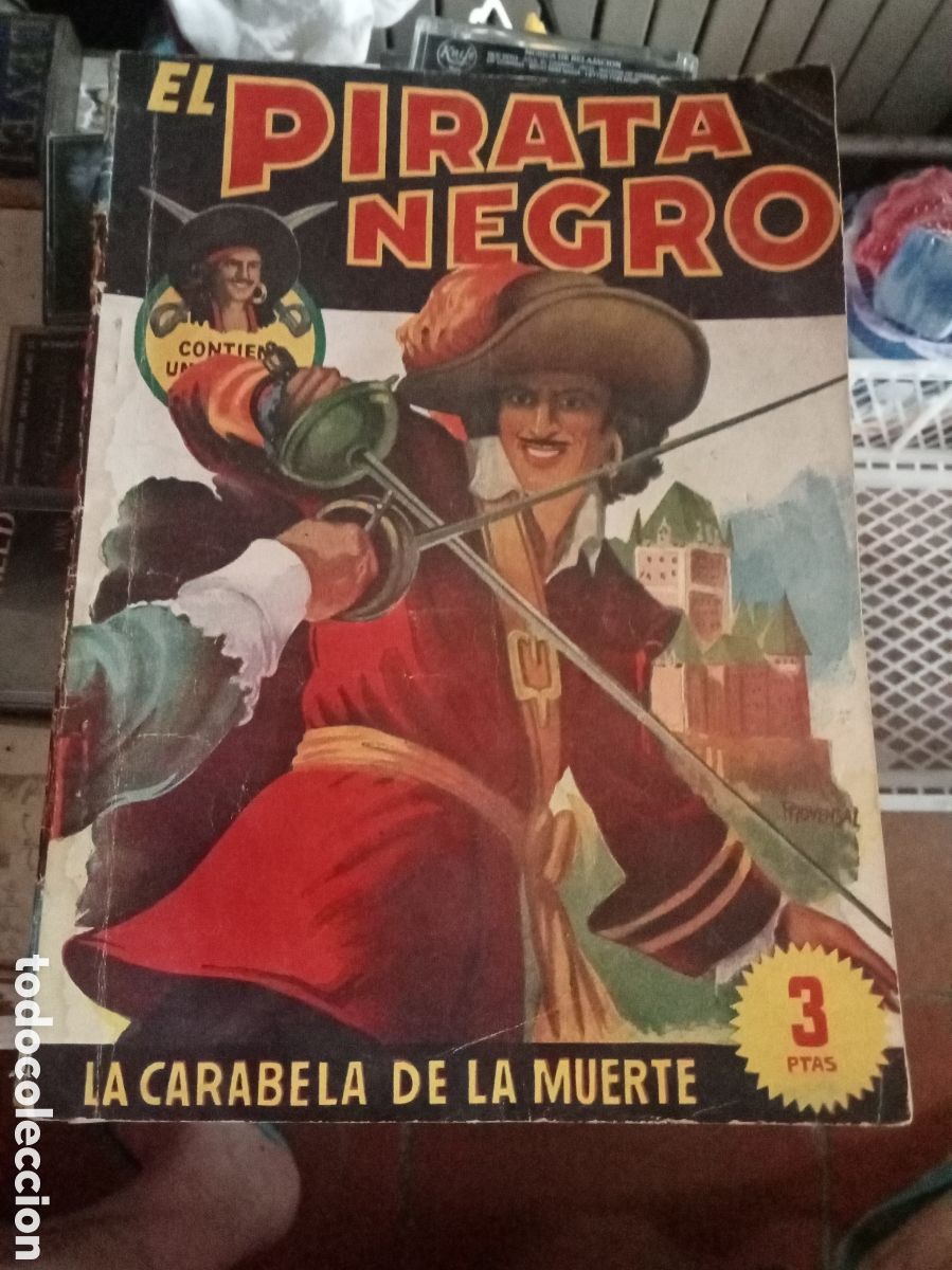 Tebeos: EL PIRATA NEGRO 5 la carabela de la muerte Bruguera