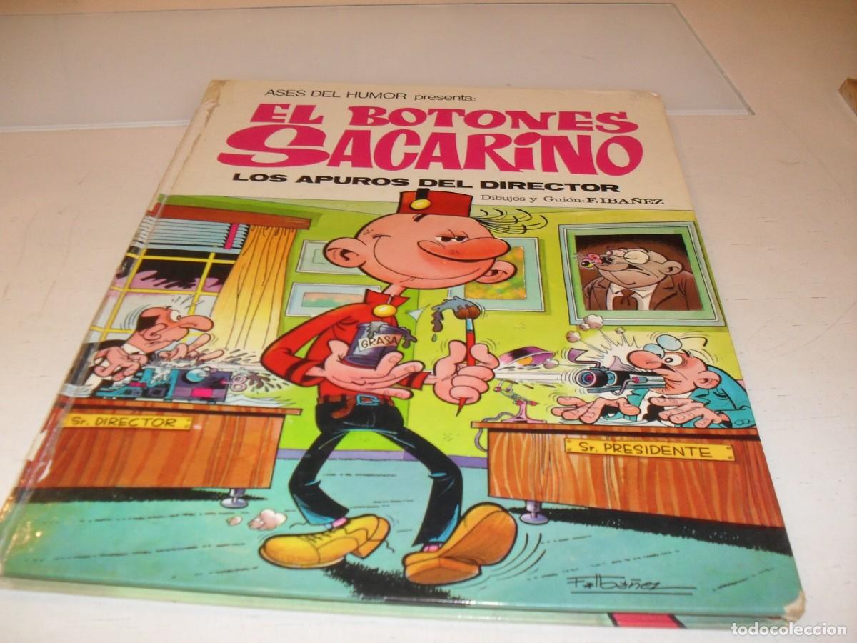 Tebeos: ASES DEL HUMOR N&ordm; 22,DE 41,EL BOTONES SACARINO:LOS APUROS DEL DIRECTOR.BRUGUERA,1969