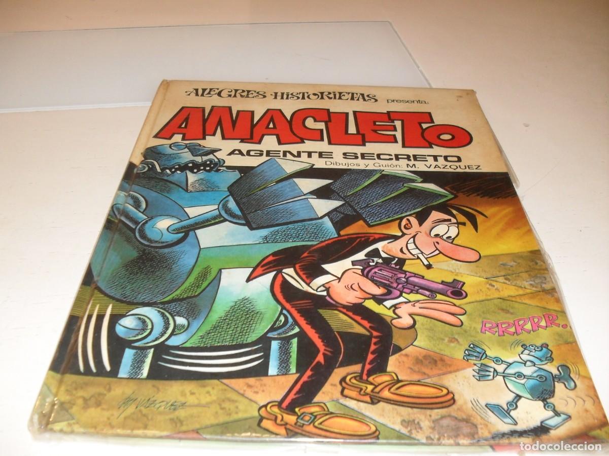 Tebeos: ALEGRES HISTORIETAS N&ordm; 7,DE 24,ANACLETO,AGENTE SECRETO,DE VAZQUEZ.BRUGUERA,1970