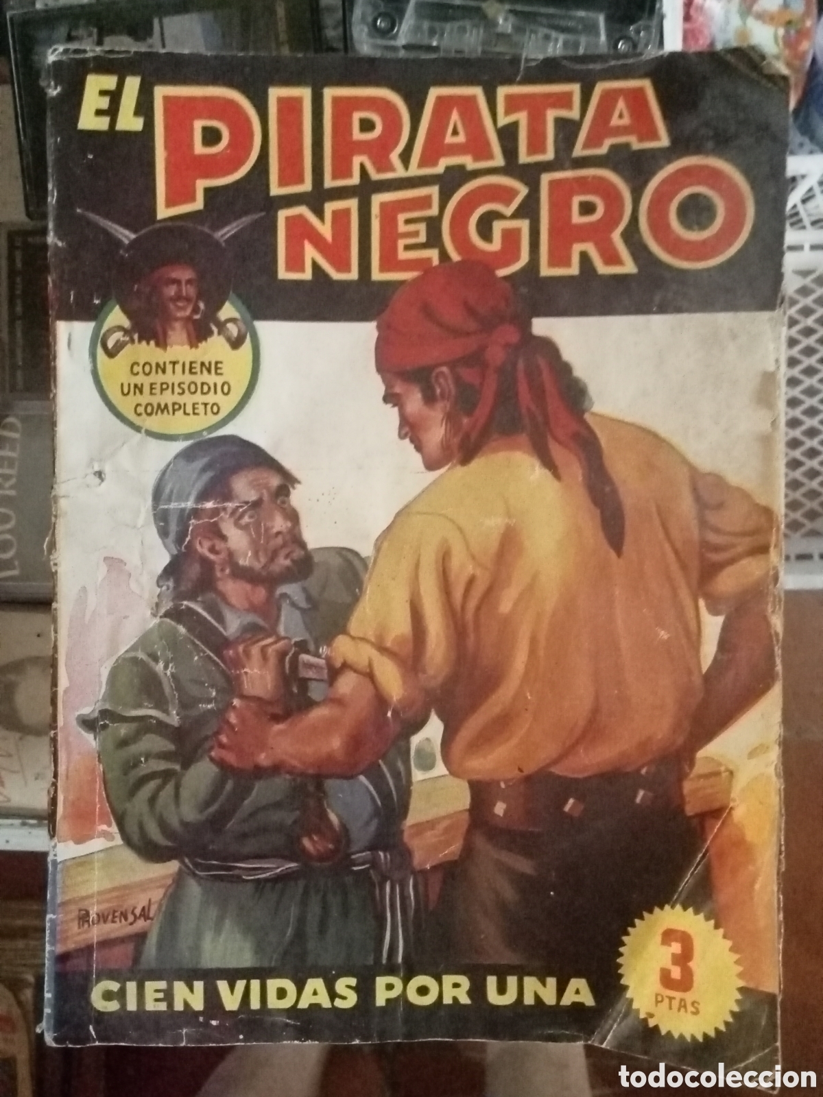 Tebeos: EL PIRATA NEGRO 7 cien vidas por una Bruguera
