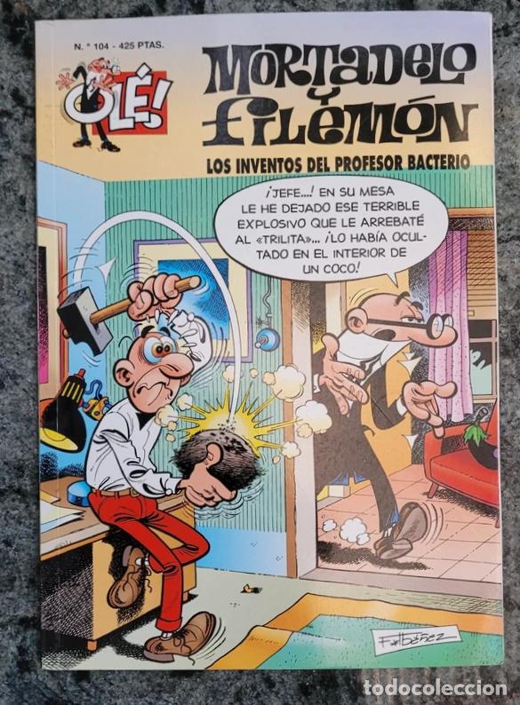 Tebeos: Mortadelo y Filem&oacute;n N&ordm;104 - Los inventos del profesor Bacterio