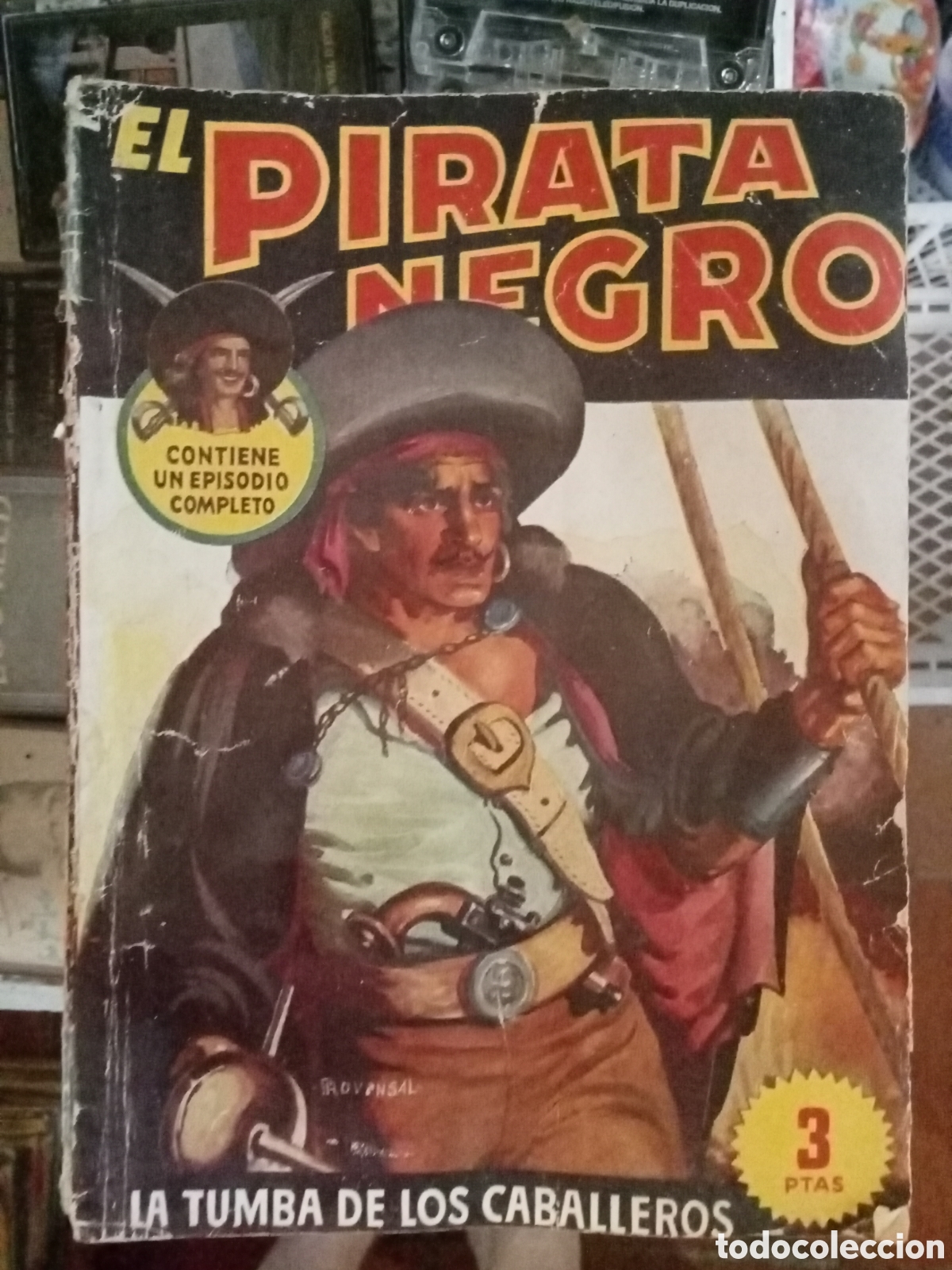 Livros de Banda Desenhada: EL PIRATA NEGRO 19 la tumba de los caballeros Bruguera