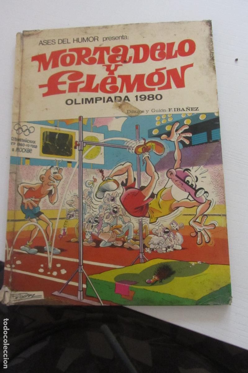 Tebeos: ASES DEL HUMOR PRESENTA MORTADELO Y FILEM&Oacute;N N&ordm; 41 OLIMPIADA 1980 EDITORIAL BRUGUERA A&Ntilde;O 1980 arx266