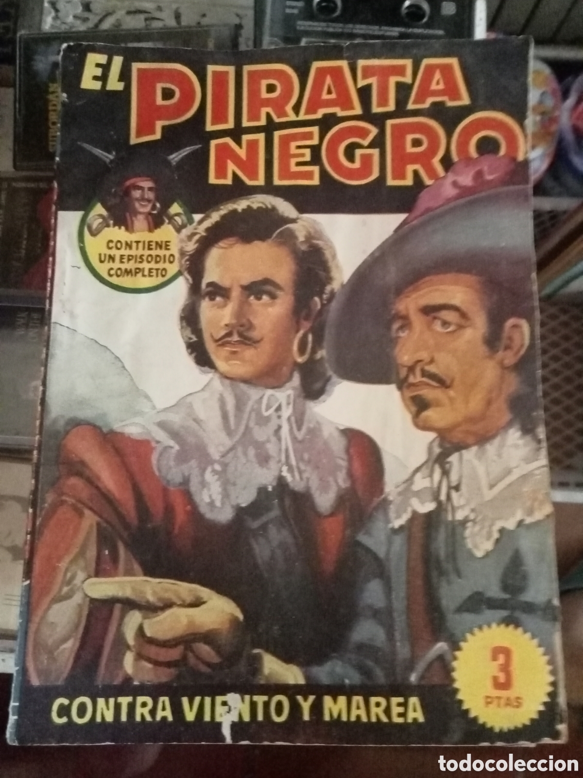 Tebeos: EL PIRATA NEGRO 29 contra viento y marea Bruguera