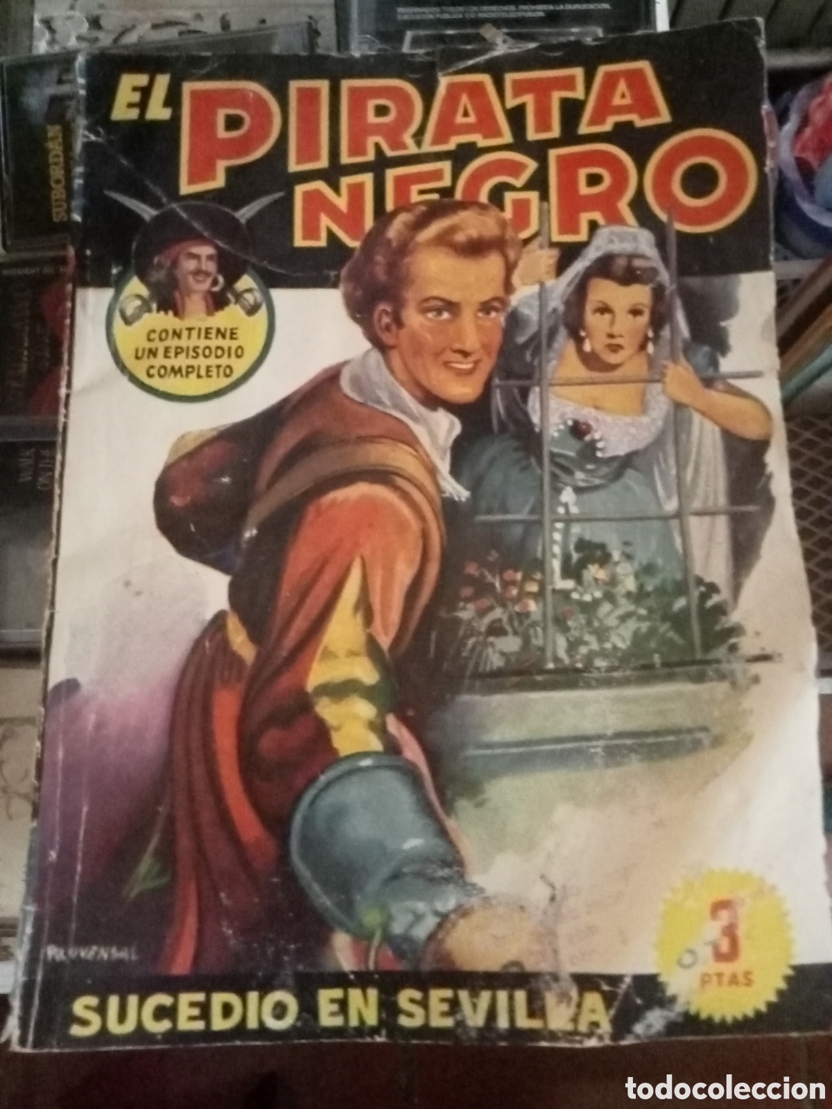 Tebeos: EL PIRATA NEGRO 32 sucedio en sevilla Bruguera