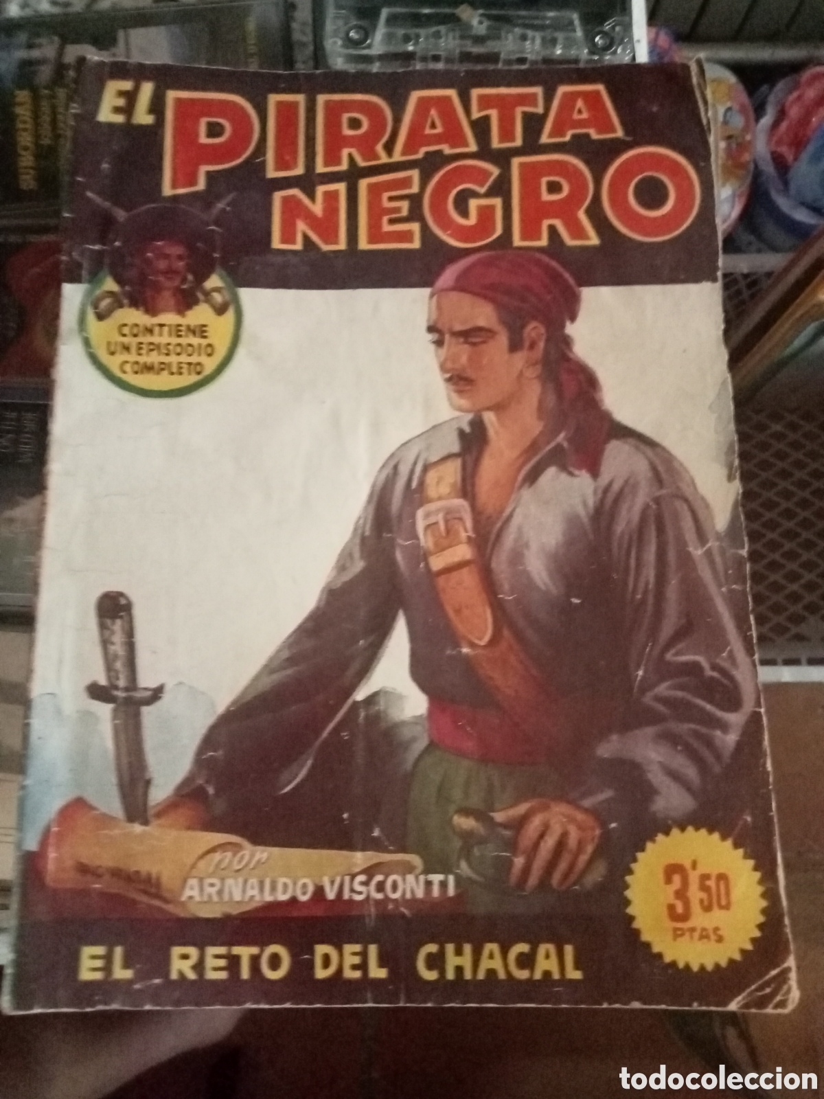 Tebeos: EL PIRATA NEGRO 60 el reto del chacal Bruguera