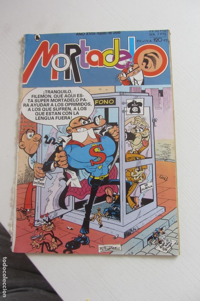 Tebeos: MORTADELO - A&Ntilde;O XVIII - 1986 - NUMERO 266 - BRUGUERA arx268