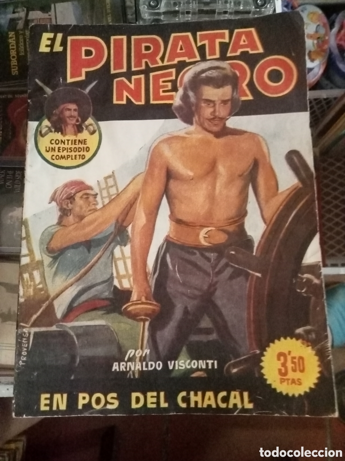 Tebeos: EL PIRATA NEGRO 62 en pos del chacal Bruguera