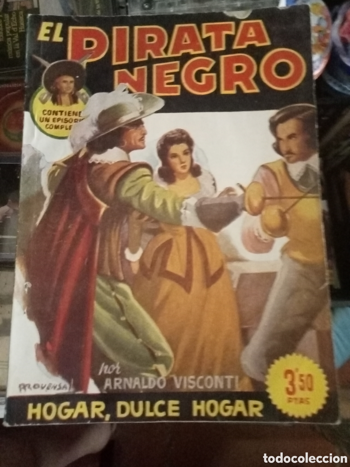 Tebeos: EL PIRATA NEGRO 74 hogar dulce hogar Bruguera